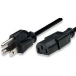 CABLE DE CORRIENTE PARA CPU. 18 AWG 1.8 METROS BROBOTIX
