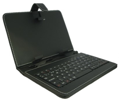 Funda Con Teclado Para Tablet 7″ Vinipiel Negra 001678