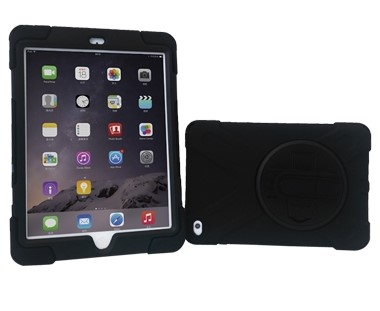 Funda Protector C/Correa – Uso Rudo, Giro 360º, P/Ipad 9.7, 6Ta Generación 2017, C/Mica, Brobotix 004152