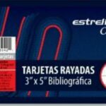 Tarjetas 3x5 Blanco Bibliografica 100 H