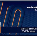 Tarjetas 5x8 Rayado (De trabajo) 100 H