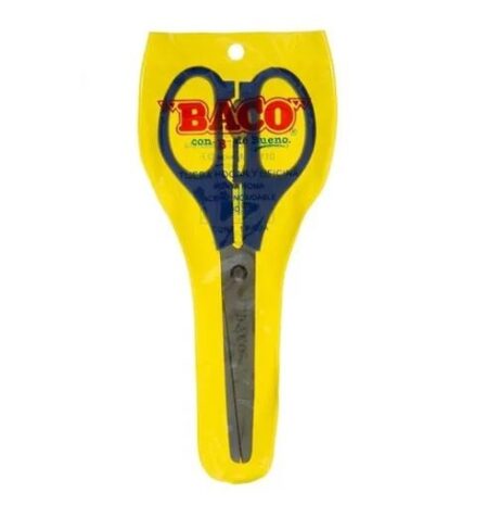 Tijera Baco Tj008 00866. Estuche De Vinil Con 1 Pieza. Corte De 7 Pulgadas. –