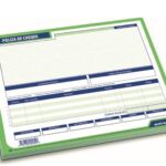 Block pol. cheque 1/2 t/c 25J 50 Hojas