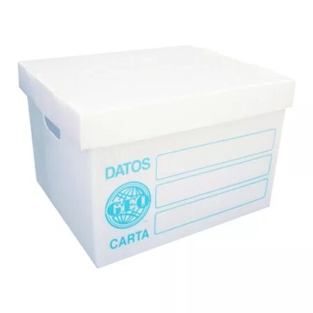Caja De Archivo Plástico Tamaño Carta Marca Geo 026 Medidas 41X31X26 –