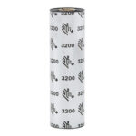 Zebra Ribbon Cera Resina 110Mmx 4.33Inx242Ft 3200 High Performance