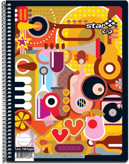 Cuaderno Profesional rayado 100 hojas.
