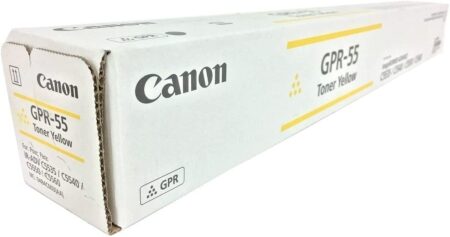 Tóner. Canon Gpr-55 0484C Amarillo. Aproximadamente 60 – 000 Páginas De Rendimiento. Compatible Con Canon Imagerunner Advance C5535/C5540/C5550/C5560