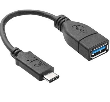 Cable USB V3.0 Tipo C A USB Tipo A Hembra 20Cm, 053161