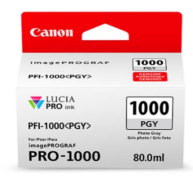 Tanque Canon Pfi-1000 Pgy – Gris