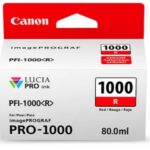Tanque Canon Pfi-1000 R - Rojo