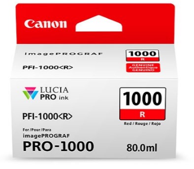 Tanque Canon Pfi-1000 R – Rojo