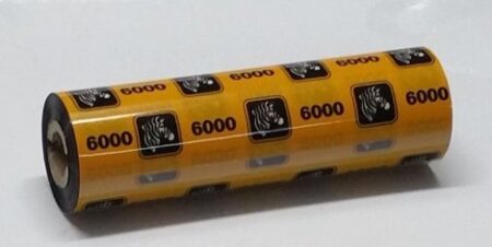 Ribbon Zebra 6000 De Cera 110Mm X 74 Metros