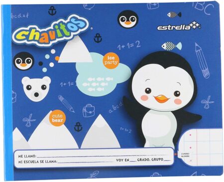 Cuaderno Preescolar 72 hojas. Forma Italiana.