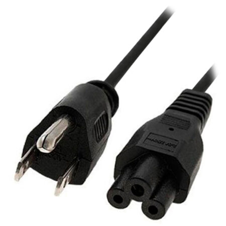 Cable De Corriente Para Laptop (Tipo Trebol) 1.8 Metros Brobotix