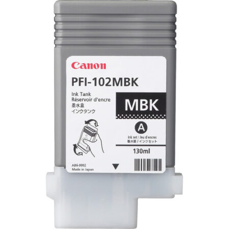 Tinta Canon Negro Matte Pfi-102 Mbk 0894B001Aa