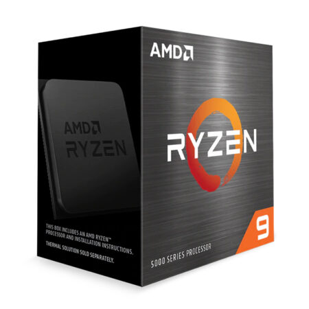 Procesador AMD Ryzen 9 5900X Socket Am4 12Core/3.7Ghz/105W/Sin Graficos/Sin Disipador, 100-100000061Wof