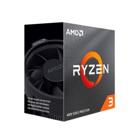 Procesador AMD Ryzen 3 4100 Socket Am4/Quad Core/Disipador Wraith Stealth, 100-100000510Box