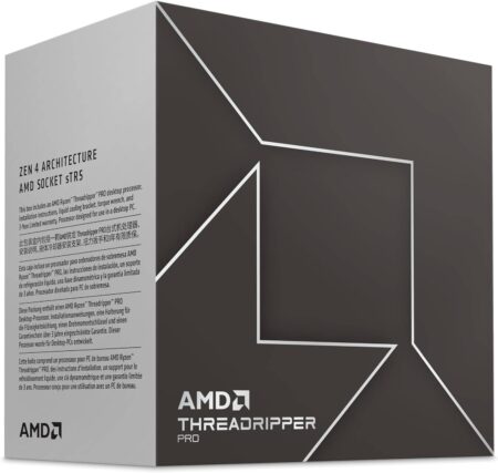 AMD Ryzen Thredripper Pro 7995Wx – 96 Núcleos, Socket Str5, No Incluye Ventilador, Se Requiere Una Tarjeta Gráfica Independiente.