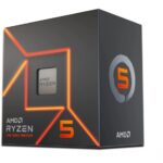 Procesador AMD Ryzen 5 7600 Socket Am5/3.8Ghz/6Core/35Mb/Incluye Graficos Y Disipador, 100-100001015Box
