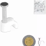 100 Piezas De Grapas Movax Gm-4Bl 4Mm, Calibre 12, Color Blanco
