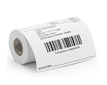 Paquete C/50 Rollos De Papel Termico Zebra 10021232 De 80X40Mm De 0.5″/Z-Perform 1000D/Para Impresora Zq320