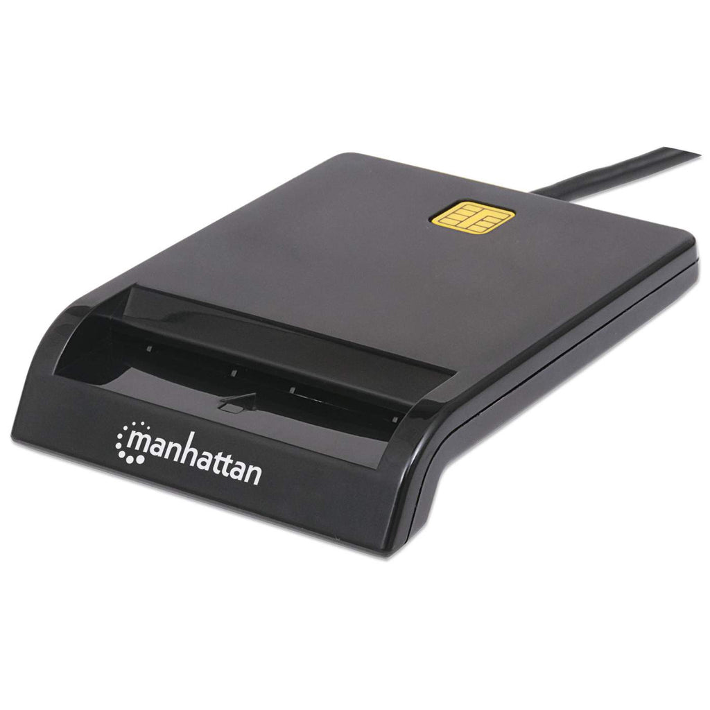 Lector De Tarjetas Inteligentes Manhattan 102049 Externo Usb Color Negro