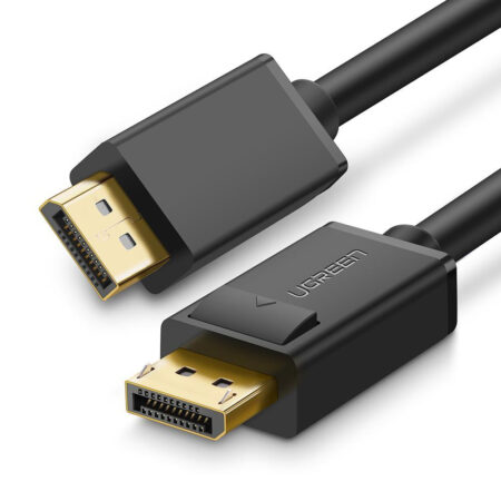 Cable Displayport 1.2 Macho-Macho, Ugreen 10213 4K UHD, 60Hz, 5 Metros, Negro