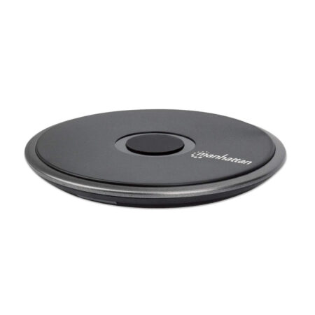 CARGADOR INALAMBRICO DE CELULAR 10W REDONDO MANHATTAN 102186