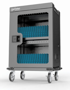 Estacion De Carga 32 Puertos Usb-c Manhattan 102353 576 W/color Negro