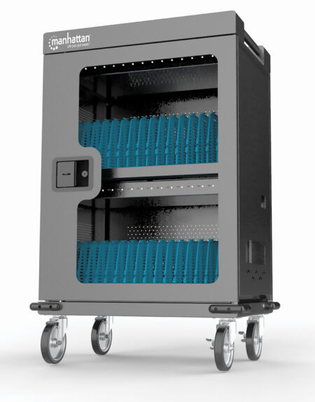 Estacion De Carga 32 Puertos USB-C Manhattan 102353 576 W/Color Negro