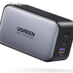 CARGADOR UGREEN NEXODE, 65W, 2X USB-C, 1X USB-A, NEGRO, 10334