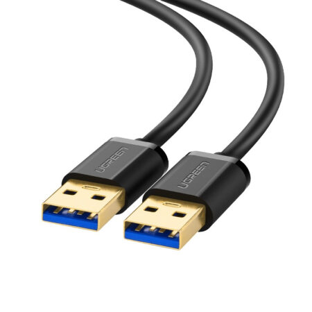Cable USB-A 3.0 A USB-A 3.0 Ugreen 10370, 1M, Macho A Macho, Blindaje Multiple, Velocidad 5Gbps, Compatible Con Usb2.0 Y USB 1.1