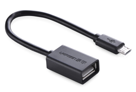Adaptador Otg Micro USB Macho A USB 2.0 A Hembra Ugreen 10396