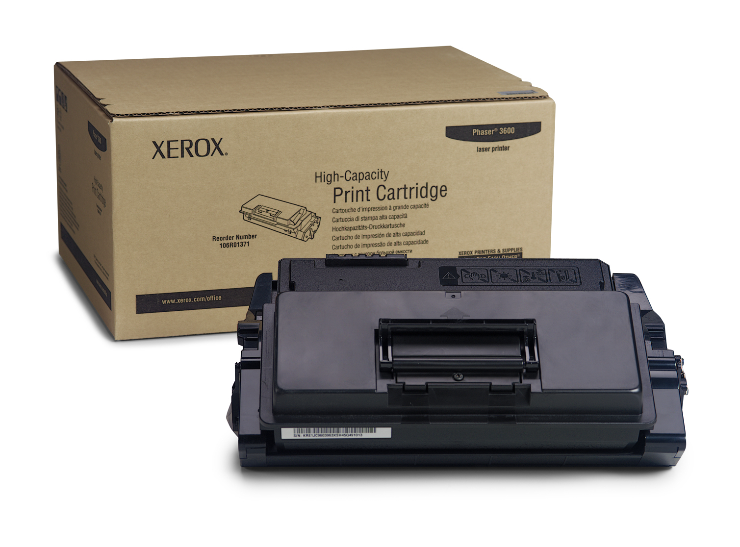 TONER XEROX 106R01371 NEGRO, 14000 PAGINAS