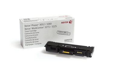 Toner Xerox 106r02778 Negro, 3000 Paginas, Para Phaser 3052/3260/workcentre 3215/3225