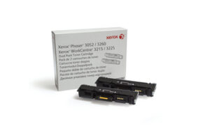TONER XEROX 106R02782 NEGRO DUALPACK 6000 PAGINAS, PARA PHASER 3052/3260/WORKCENTRE 3215/3225