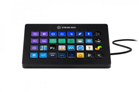 Stream Deck Xl Elgato Alambrico/32 Teclas LCD/USB/Negro, 10Gat9901