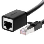 Cable De Extension Cat6 RJ45 F Ugreen/Utp/Macho A Hembra/3M/Metodo De Conexión 568B / Velocidad De Transmisión 1000Mbps/Ancho De Banda Del Canal 250Mhz/Caja De Cobre/Negro, 11282