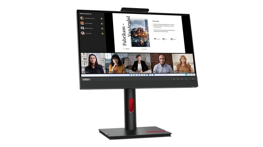 Monitor 21.5" Lenovo 12n8gar1la Thinkcentre Tiny-in-one 22 Gen/led/full Hd/60hz/hdmi/dp/bocinas Integradas/color Negro