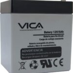 Batería De Reemplazo Vica 12V/5A - Tipo De Acumulador: Plomo/Paquete Sellado Libre De Mantenimiento - Tiempo De Vida Útil 5 Años Aprox