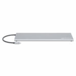 DOCKING STATION USB C MANHATTAN 130578, 3X USB 3.0, 1X USB C, 1X HDMI, 1X VGA, 1X MINI DISPLAYPORT, 1X RJ-45, 1X SD HEMBRA, 5000 MBIT/S, GRIS