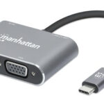 Docking Station Manhattan 130691 USB C A USB/USB-C Pd/HDMI/VGA/Color Gris