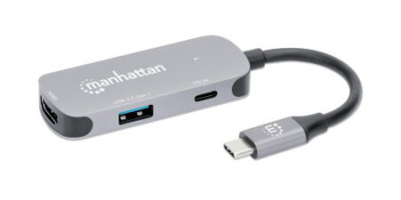 Docking USB-C 3 Ptos Hdmiusb- Ausb-C Pd