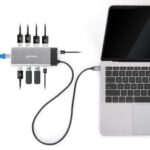 Docking Station USB-C Manhattan 130714 2Xhdmi/5Xusb-A/USB-C/Para Monitor Dual 8K Y Carga Pd/Color Gris