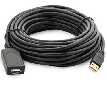 Cable USB Extension Activa Brobotix 10M, 150153, USB A Macho-USB A Hembra