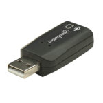 Adaptador Convertidor Tarjeta Sonido 5.1 USB A 3.5Mm
