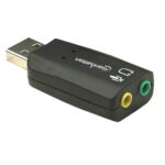 Adaptador Convertidor Tarjeta Sonido 5.1 USB A 3.5Mm