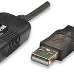 150958 Cable De Extensión Activa USB De Alta Velocidad Usba Macho/ A Hembra - 20M, Con Repetidor Incluido.