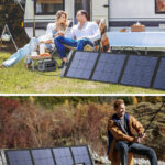 Modulo Solar Plegable Ugreen 15114 200W Eficiencia De Conversion/Conector Xt60/IP67/Recomendado Para El Power Station Portable De 1200W