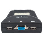 Switch Kvm 2 Ptos USB Y 2Ptos VGA 3.5Mm 1920X1440 Con Cables